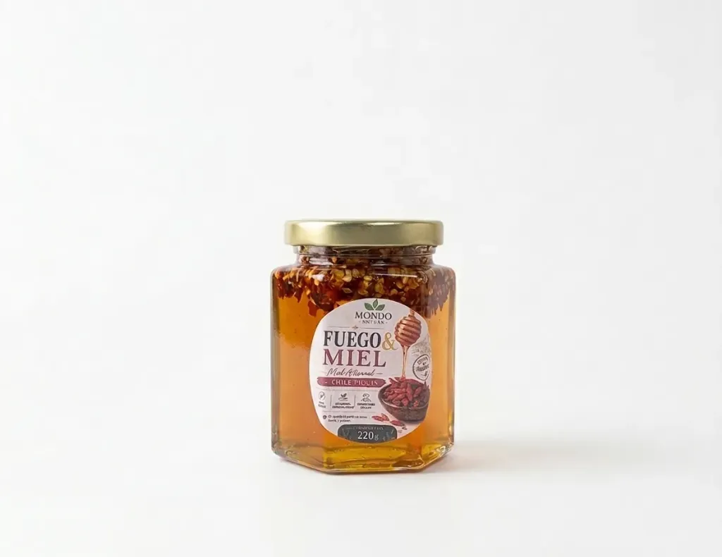 [19913913] FUEGO Y MIEL PIQUIN 220G M.N.